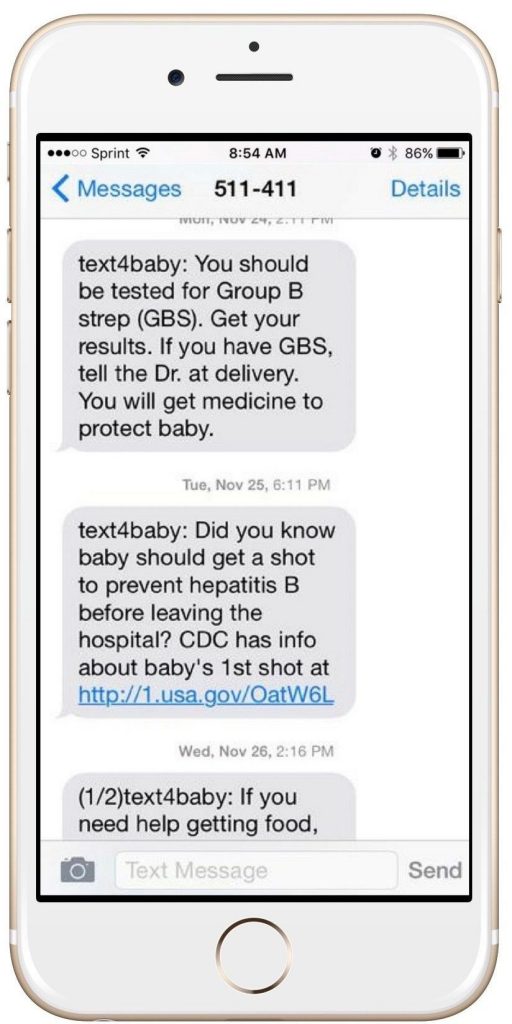 SMS communication to increase mobile patient engagement