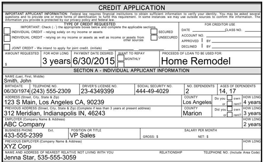 PDF Form Created with Formstack and WebMerge