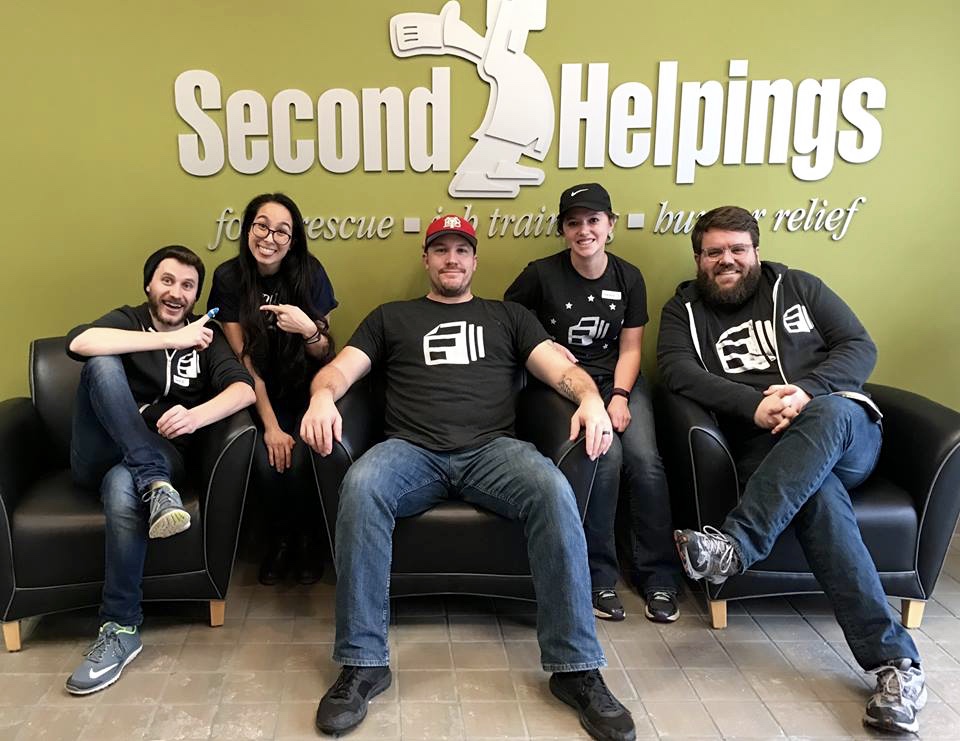 Five Indy-based Formstackers spent an afternoon at Second Helpings!