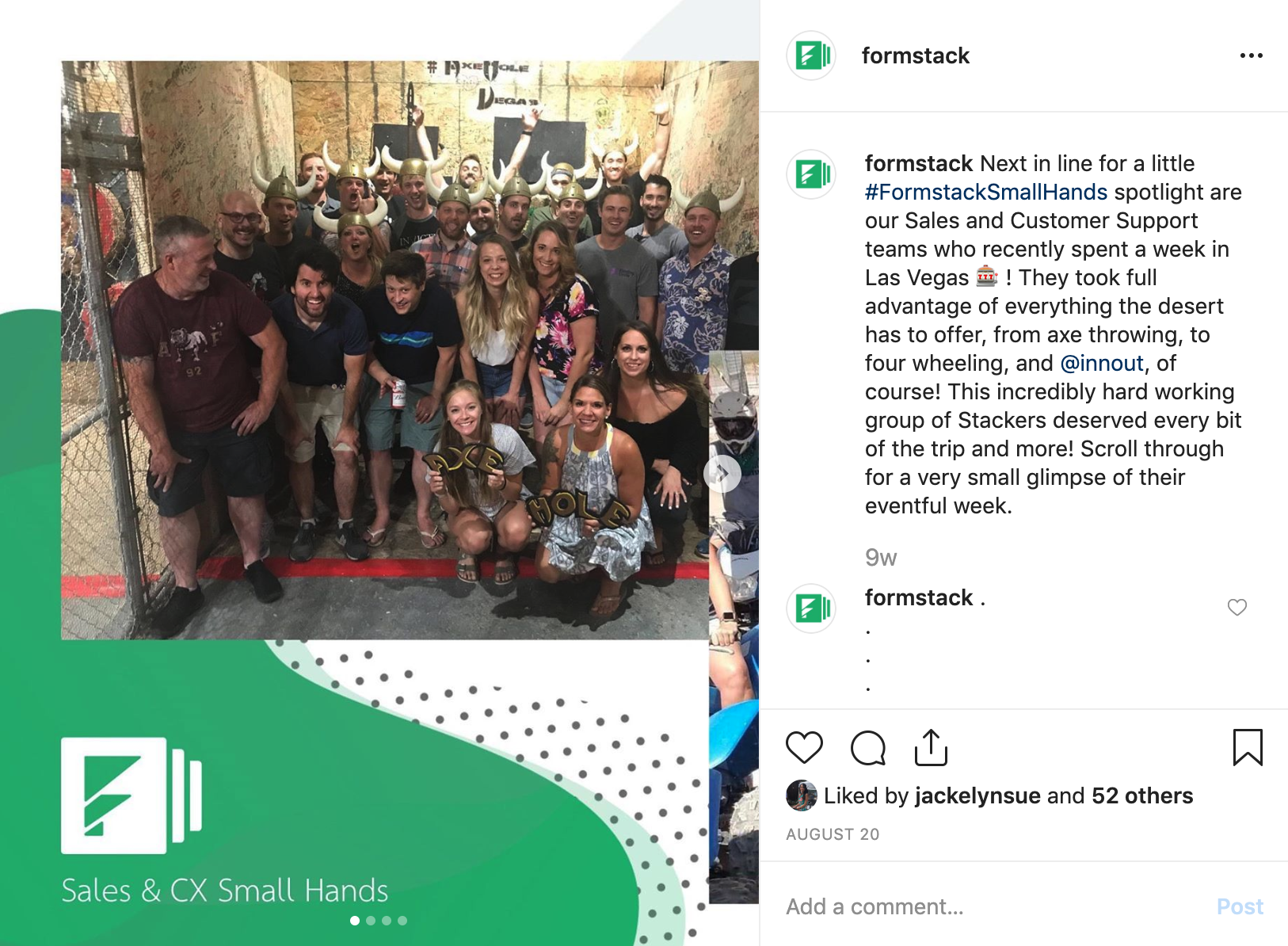 customer support and sales team building retreat