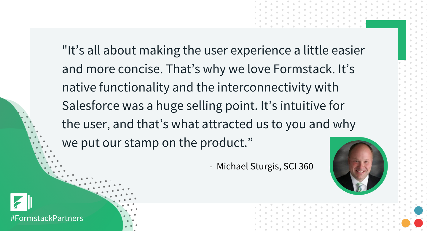 Michael Sturgis of SCI 260 discusses usability of Formstack Salesforce app.