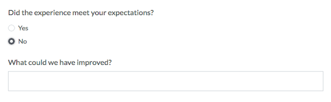 Nonprofit Volunteer Survey: Radio Button