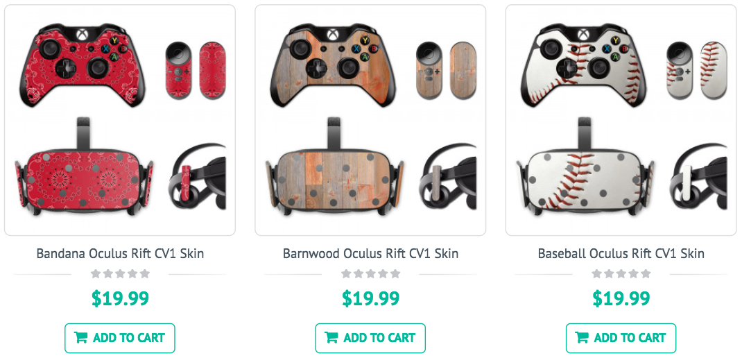 Oculus skins
