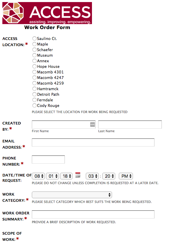 work order
