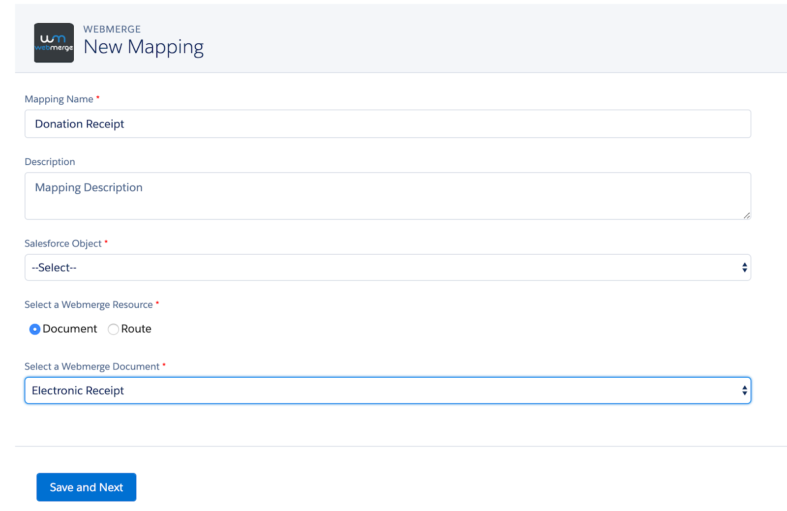 Formstack Documents mapping